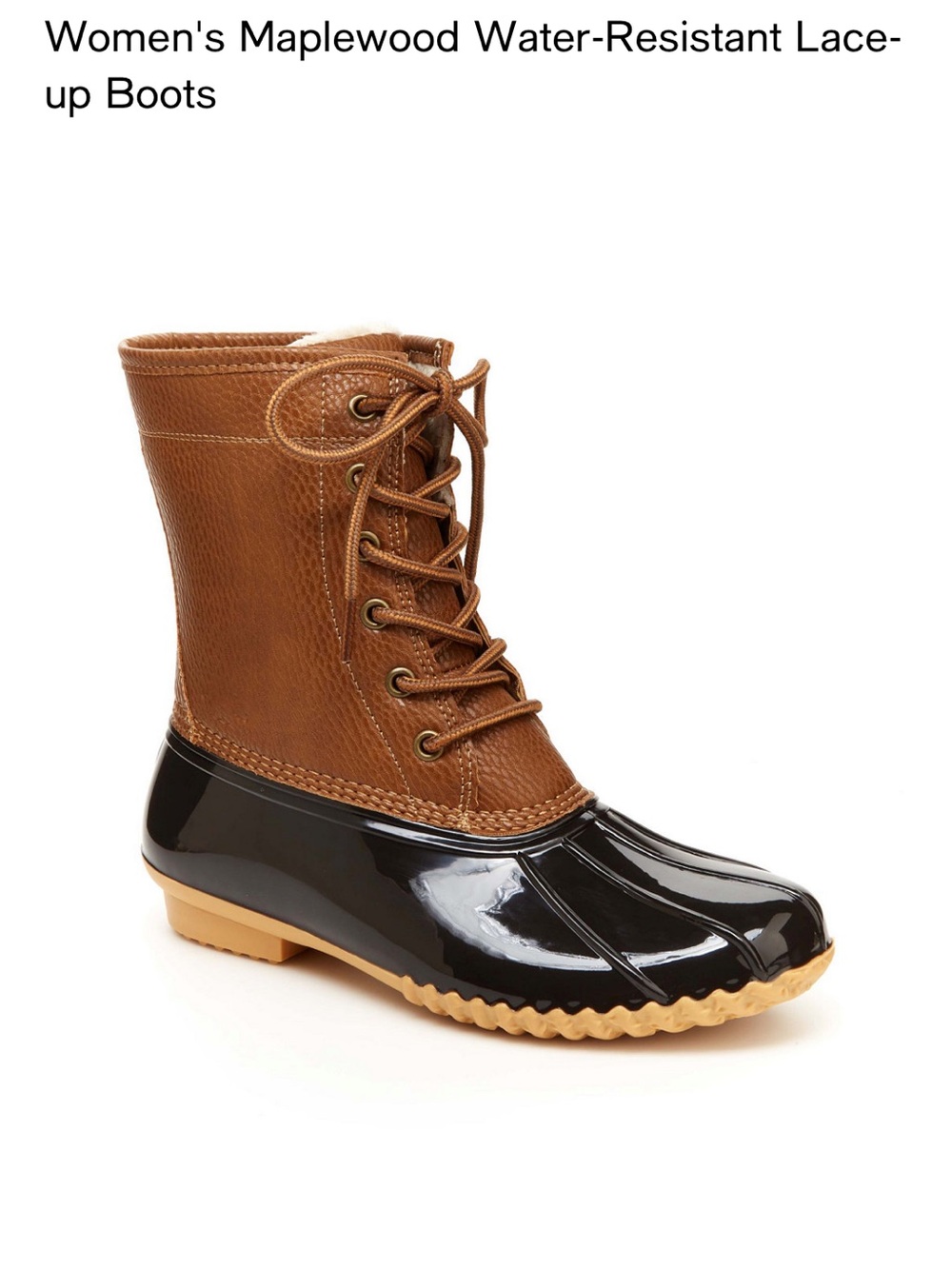 JBU
Women's Maplewood Water-Resistant Lace- Up boots